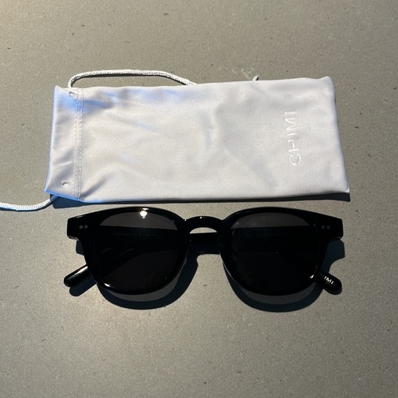 CHIMI black round sunglasses - Picture 3 of 5